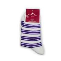 Шкарпетки жіночі (біло-фіолетові) 39-42р 149989