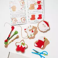"Різдвяні іграшки №1" швейний набір для дітей