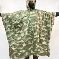 Тактичний дощовик-пончо турецький камуфляж Плащ дощовик військовий