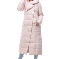 Женское зимнее пальто Комильфо (милитари пудра)