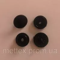Кнопка пластиковая 12,5 мм - черная