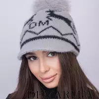 Жіноча шапка-кепка DeMari Олені