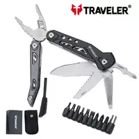 Багатофункціональний ніж (Мультитул) Traveler (60шт/ящ) MQ-034 Black