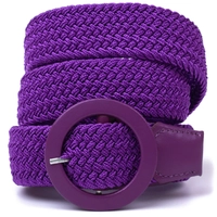 Текстильный женский ремень Vintage 20816 Фиолетовый