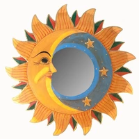 Дзеркало мозаїчне "Місяць і Сонце" (d-40 см)