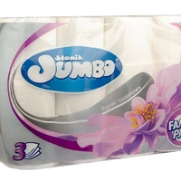 Туалетний папір Slonik Jumbo тришаровий 24 рулони