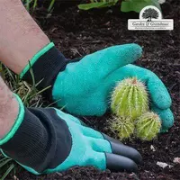 Перчатки садовые с когтями Garden Gloves для сада и огорода