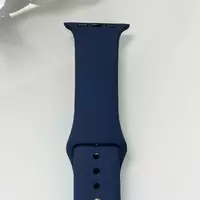 Силиконовый ремешок для умных часов Smart Watch 42/44 (Темно-синий)