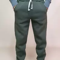 Теплые спортивные штаны Andres (трехнитка)  48-50 Черные