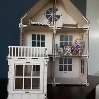 Кукольный домик из фанеры на заказ