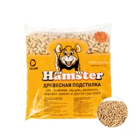 Наполнитель SuperCat Hamster для грызунов, древесный, с запахом лаванды, 0,8 кг
