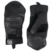 Тактические черные зимние перчатки