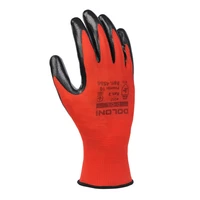 Перчатки D-OIL красные с нитриловым покрытием, размер 10 арт. 4586