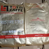 Кава натуральна смажена в зернах Ristretto Totti Caffe  1кг.