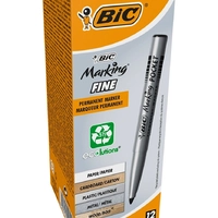 Набор маркеров перманентных BIC Marking Fine ECO 1.1 мм 12 шт Черных (3086121445095)