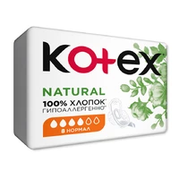Гигиенические прокладки Kotex Natural normal 8 шт (5029053575322)