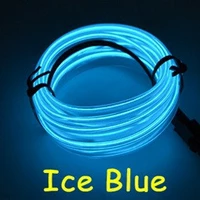 Світлодіодна стрічка RESTEQ блакитна провід 3м LED неонове світло з контролером. ICE BLUE