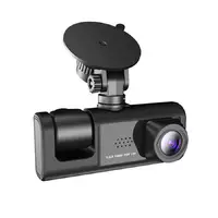 Відеореєстратор автомобільний APPIX С1 нічний режим 3 камери G-сенсор, чорний