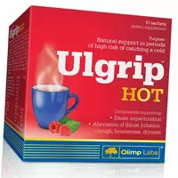 Порошок для приготовления согревающей жидкости, Ulgrip Hot, Olimp Nutrition  10пак Малина (71283044)
